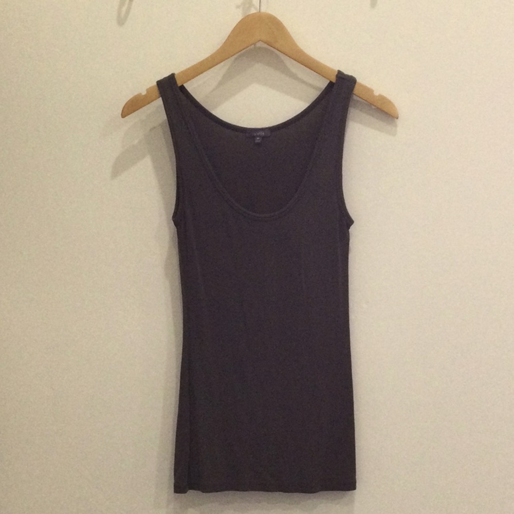 Olive green tank top